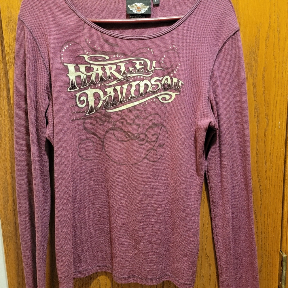 Womans HARLEY DAVIDSON LONG SLEEVE THERMAL SHIRT